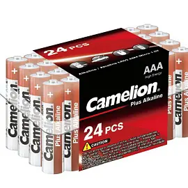 Батарейка ААА мизинчиковая Camelion Plus Alkaline (24 штуки в упаковке)
