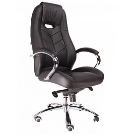 Кресло для руководителя Everprof Drift M черное (искусственная кожа, металл)