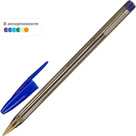 Ручка шариковая неавтомат. Attache Economy линия 0,5 мм, синяя, в асс