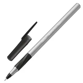 Ручка шариковая неавтоматическая одноразовая Bic Round Stic Exact черная (толщина линии 0.28 мм)