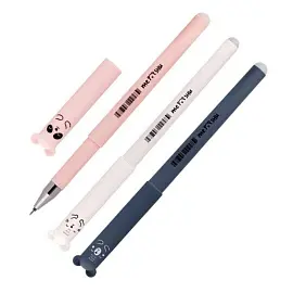 Ручка гелевая со стираемыми чернилами Meshu Cutes синяя (толщина линии 0.35 мм)
