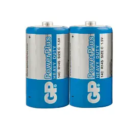 Батарейка GP PowerPlus C (R14) 14G солевая Цена за 1 батарейку