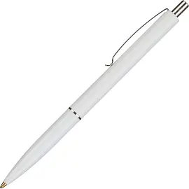 Ручка шариковая автоматическая Schneider K15 синяя (белый корпус, толщина линии 0.5 мм)