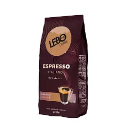 Кофе в зернах Lebo Espresso Italiano арабика 1 кг