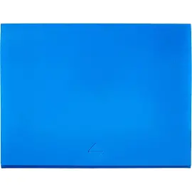 Папка с клапаном Attache A4 10 мм пластиковая до 100 листов синяя (толщина обложки 0.5 мм)