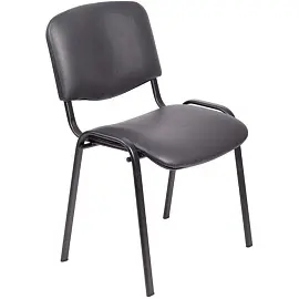 Стул офисный Easy Chair Rio Изо черный (искусственная кожа, металл черный)
