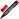 Маркер перманентный Attache красный (толщина линии 1,5-3 м) скошенный наконечник