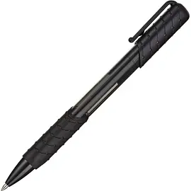 Ручка шариковая автоматическая Kores K6 черная (толщина линии 0.5 мм)