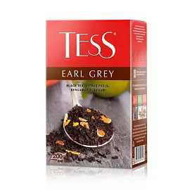 Чай Tess Earl Grey черный лайм/апельсин/бергамот 200 г