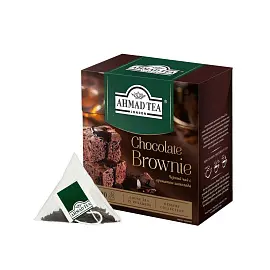 Чай Ahmad Tea Chocolate Brownie черный c шоколадом 20 пакетиков