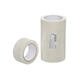 Клейкая лента малярная белая 50 мм х 50 м (4 штуки в упаковке)