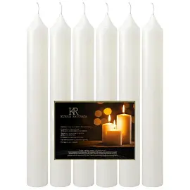 Набор свечей Kukina Raffinata (6 штук, 1.6х17 см)