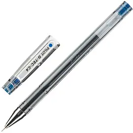 Ручка гелевая неавтоматическая Pilot BL-GC4 L синяя (толщина линии 0.2 мм)