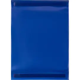 Карман для маркировки магнитный вертикальный синий 210 x 297 мм (10 штук в упаковке)