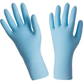Перчатки КЩС латексные Mapa Vital Eco 117 голубые (размер 10, XL, пер483010)