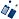 Бейдж вертикальный 104x63 мм синий с держателем-рулеткой (размер вкладыша: 86x54) Фото 0