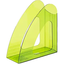 Лоток вертикальный для бумаг 90 мм Attache пластиковый зеленый