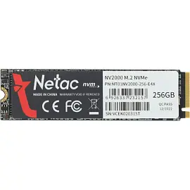 SSD накопитель Netac NV2000 256 ГБ (NT01NV2000-256-E4X)