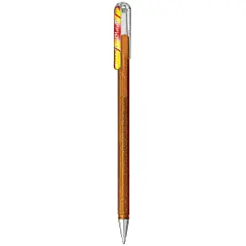 Ручка гелевая Pentel Hybrid Dual Metallic 1 мм хамелеон золотистый/красный