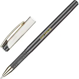Ручка гелевая неавтоматическая Unomax (Unimax) Top Tek черная (толщина линии 0.3 мм)