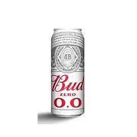 Пиво безалкогольное Bud светлое фильтрованное банка 0.45 л
