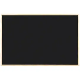 Доска магнитно-меловая OfficeSpace, 60*90см, деревянная рамка, черная