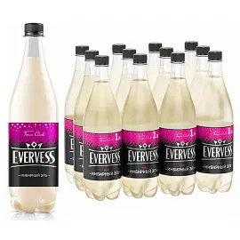 Напиток Evervess Tonic club Имбирный Эль газированный 1 л (12 штук в упаковке)