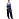 Полукомбинезон рабочий зимний женский з07-ПК с СОП синий/васильковый из смесовой ткани (размер 52-54, рост 170-176) Фото 1