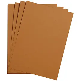 Цветная бумага 500*650мм, Clairefontaine "Etival color", 24л., 160г/м2, табак, легкое зерно, 30%хлопка, 70%целлюлоза