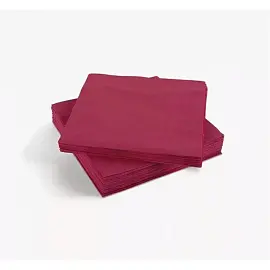 Салфетка одноразовая Чистовье нестерильная в сложении 50x40 см (бордовая, 100 штук в упаковке)