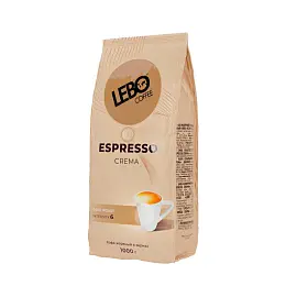 Кофе в зернах Lebo Espresso Crema 1 кг