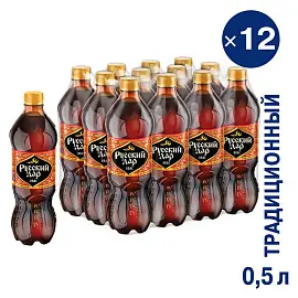 Квас Русский Дар 0.5 л (12 штук в упаковке)