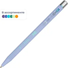 Ручка шариковая автоматическая в ассортименте M&G Adorable Pet синяя (толщина линии письма 0.5 мм)