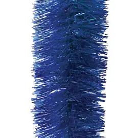 Мишура 1 штука, диаметр 100 мм, длина 2 м, синяя, 71390