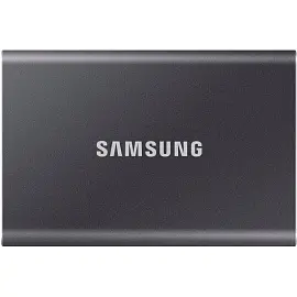 Портативный SSD Samsung T7, 2Tb, Titan Gray (MU-PC2T0T/WW)