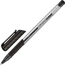 Ручка шариковая неавтоматическая Kores K2 черная (толщина линии 0.5 мм)