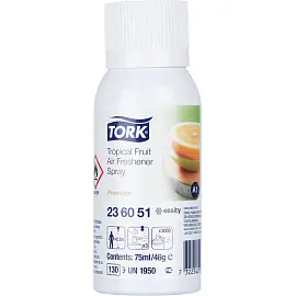 Сменный баллон для автоматического освежителя Tork Premium А1 Tropical Fruit 75 мл