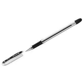 Ручка шариковая Berlingo "I-10" черная, 0,4мм, грип