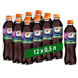 Напиток газированный Черноголовка Байкал 0.5 л (12 штук в упаковке)