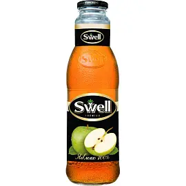 Сок SWELL яблочный осветл. для детского питания 0,75 л