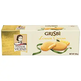 Печенье сдобное Grisbi с лимонным кремом 150 г