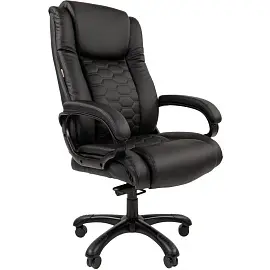 Кресло для руководителя Easy Chair 641 черное (искусственная кожа, пластик)
