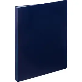 Папка файловая на 30 файлов Attache A4 20 мм синяя (толщина обложки 0.4 мм)