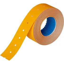 Этикет-лента прямоугольная оранжевая 21.5х12 мм стандарт (10 рулонов по 1000 этикеток)