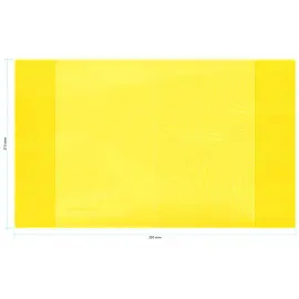 Обложка 210*350, для дневников и тетрадей, Greenwich Line, ПВХ 180мкм, "Neon Star", желтый, ШК