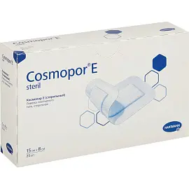 Пластырь-повязка Hartmann Cosmopor E послеоперационная стерильная 15 х 8 см (25 штук в упаковке)