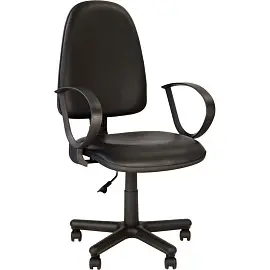 Кресло офисное Jupiter черное (искусственная кожа, пластик)