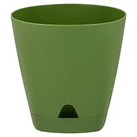 Горшок для цветов InGreen Amsterdam зеленый (20х20х19 см)