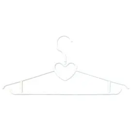 Вешалка-плечики для легкой одежды ПВ-05 белая (размер 44-46, 150 штук в упаковке)