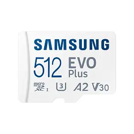 Карта памяти 512 ГБ microSDXC Samsung Evo Plus UHS-I U3 V30 A2 (MB-MC512KA/APC)